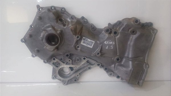 Tampa Frontal Motor Bomba Óleo Toyota Etios 1.5 2012 a 2018