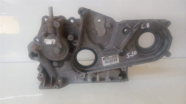 Tampa Frontal Motor Bomba Óleo Chevrolet S10 2.8 2014 a 2020