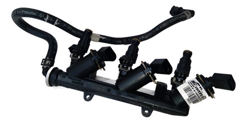 Flauta Com Bico Injetor Vela Aquecedora Vw Gol G8 1.0 2018