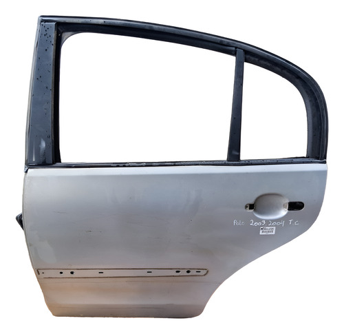 Porta Traseira Esquerda Volkswagen Polo Sedan 2003 A 2015 Traseira Esquerdo