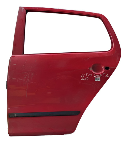 Porta Traseira Esquerda A Vw Fox 2008 Traseira Esquerdo
