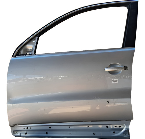 Porta Dianteira Esquerda Vw Tiguan 2008 Dianteira Esquerdo Prateado
