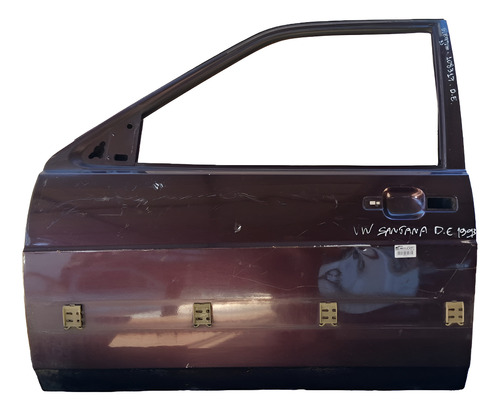 Porta Dianteira Esquerda Vw Santana 1993 (detalhe) Dianteira Esquerdo Vinho