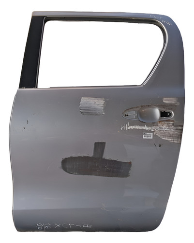 Porta Traseira Esquerda Toyota Hilux 2015 2016 A 20 Detalhes Traseira Esquerdo Prata