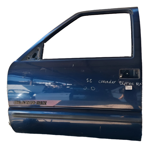Porta Dianteira Esquerda Gm Blazer 1996 1997 A 2011 Detalhe Dianteira Esquerdo Azul