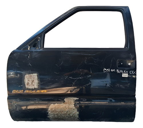 Porta Dianteira Esquerda Blazer Dlx 1997 1998 A 2011 Detalhe Dianteira E Preto