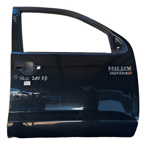 Porta Dianteira Direita Toyota Hilux 2010 2006 A 15 Detalhe Dianteira Direito Preto