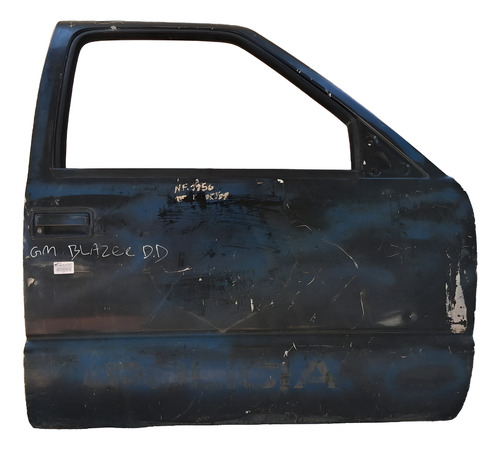 Porta Dianteira Direita Gm Blazer Dlx 1994 1995 A 2000 Dianteira Direito Azul-escuro