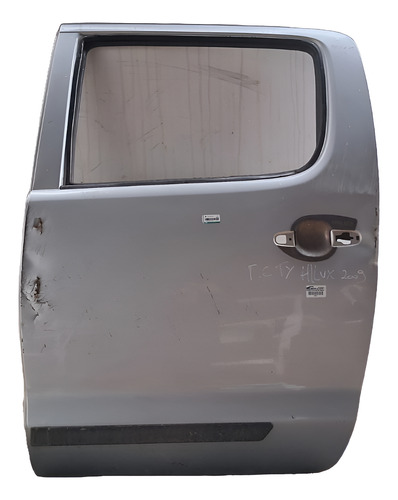 Porta Traseira Esquerda Toyota Hilux 2009 2005 A 15 Detalhe Traseira Esquerdo Prata