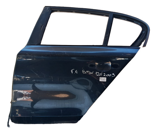 Porta Traseira Esquerda Bmw 120i 2009 2008 A 2012 Detalhe Traseira Esquerdo Preto
