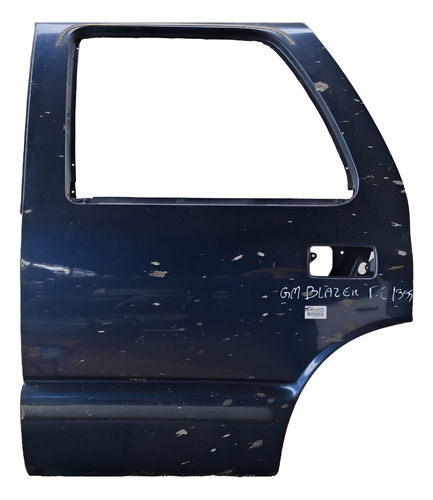 Porta Traseira Esquerda Gm Blazer 1995 1996 A 2000 Detalhes Traseira Esquerdo Preto