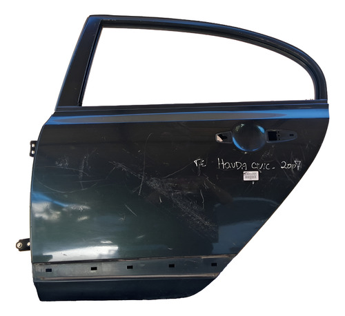 Porta Traseira Esquerda Honda Civic 2007 2008 A 2011 Traseira Esquerdo Verde-escuro