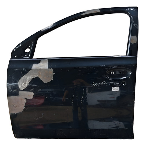 Porta Dianteira Esquerda Toyota Etios 2013 2014 A 22 Detalhe Dianteira Esquerdo Preto