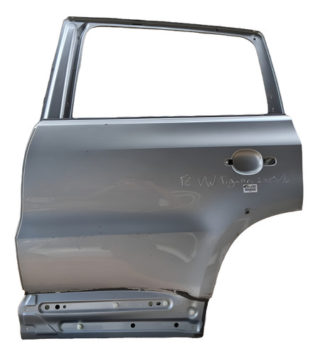 Porta Traseira Esquerda Vw Tiguan 2009 2010 A 2016 Detalhe Traseira Esquerdo Prata