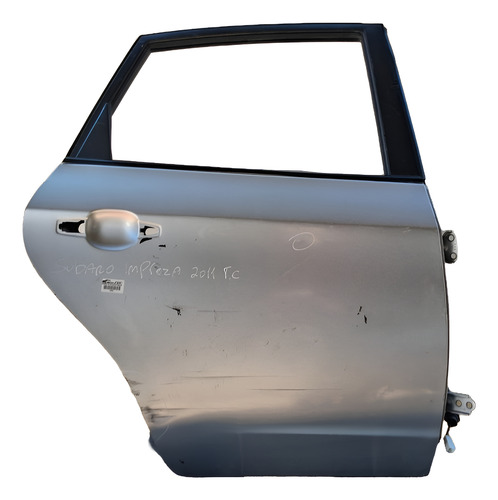 Porta Traseira Direita Subaro Impreza 2008 2010/11 Detalhe Direito Prateado