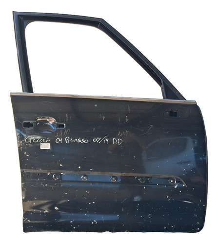 Porta Dianteira Direita Citroen C4 Picasso 2007 2008 A 2014 Direito Preto