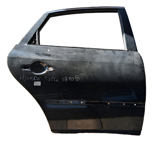 Porta Traseira Direita Hyundai Azera 2008 2009/10 Detalhe Direito Preto