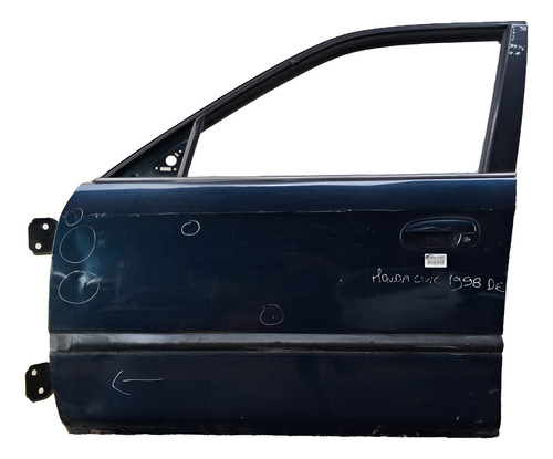 Porta Dianteira Esquerda Honda Civic 1998 A 2000 Detalhes Esquerdo Verde
