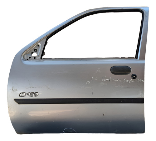 Porta Dianteira Esquerda Ford Curie Fiesta 1998 A 08 Detalhe Esquerdo Prata