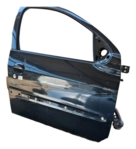 Porta Dianteira Direita Peugeot 206 2p 1998 A 2010 Detalhe Esquerdo Preto