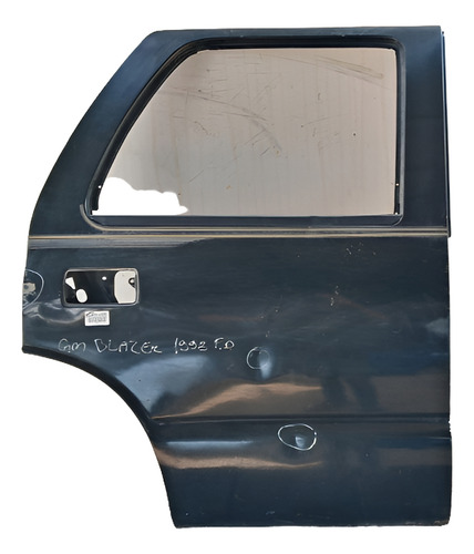 Porta Traseira Direita Gm Blazer 1997 A 2000 Detalhes Direito Preto