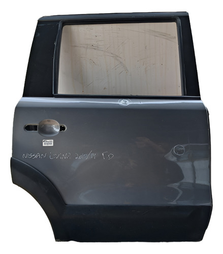 Porta Traseira Direita Nissan Livina 2009 A 2014 Detalhe Direito Cinza