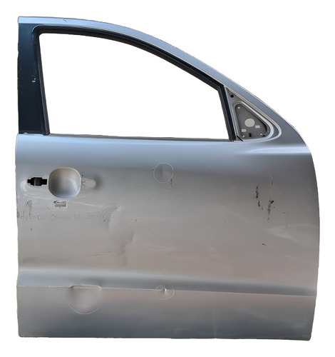 Porta Dianteira Direita Santa Fé 2007 A 2012 Detalhe Direito Prata