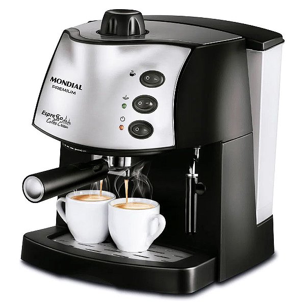 Cafeteira De CafÉ Espresso Coffee Cream, Mondial, Preto/Inox, 800w, 220v - C-08