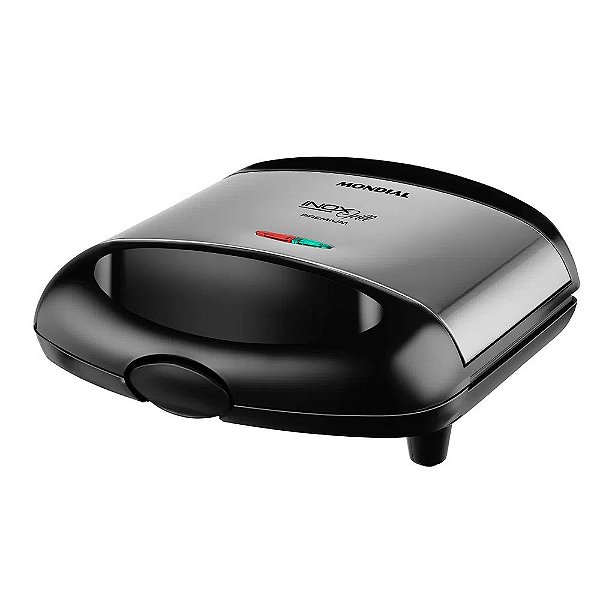 Grill E Sanduicheira Premium, Mondial, Preto/Inox, 800w, 220v - S-07