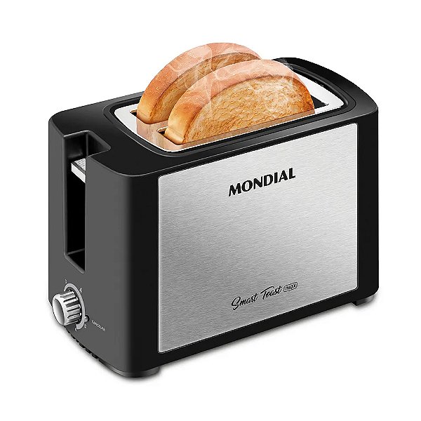 Tostador de Pães Smart Toast Inox Mondial T-13 220V