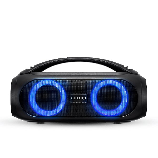 Caixa De Som Boombox Aiwa Aws-Bbs-02 50w Bt 4h Ipx5 Rgb Usb