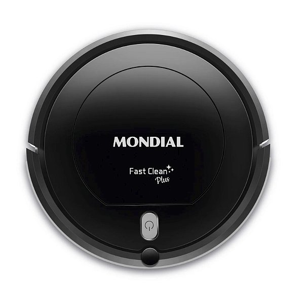 Aspirador de Pó Robô Fast Clean Plus, Bivolt, Mondial - Rb-03, Preto