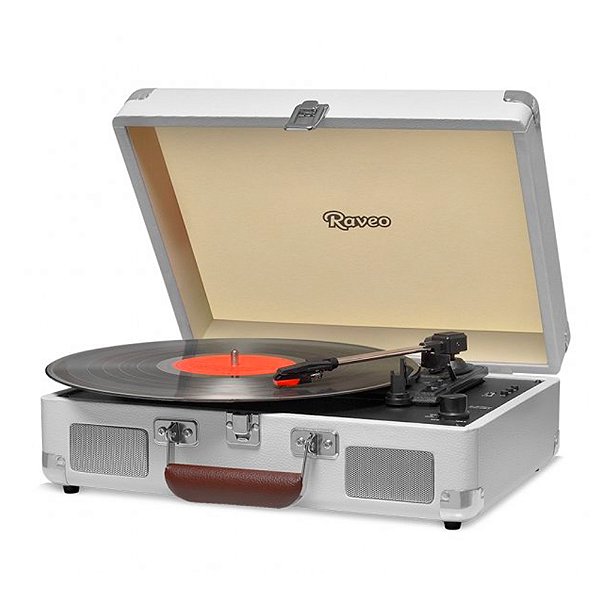 Vitrola Chrome Sand Raveo Sonetto Com Usb E Bluetooth, Bivolt