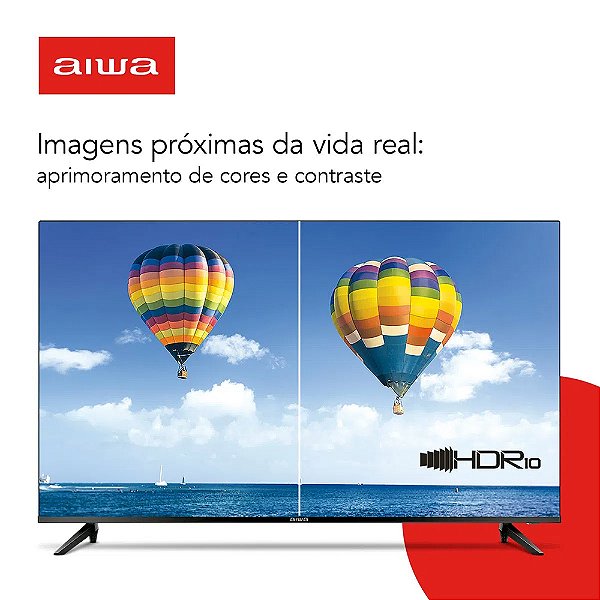 Smart Tv Aiwa 50? Android 4k Hdr10 - Aws-Tv-50-Bl-02-A