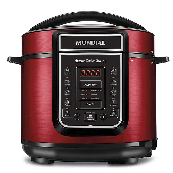 Panela De PressÃO Mondial Pe-39 Vermelha 127v