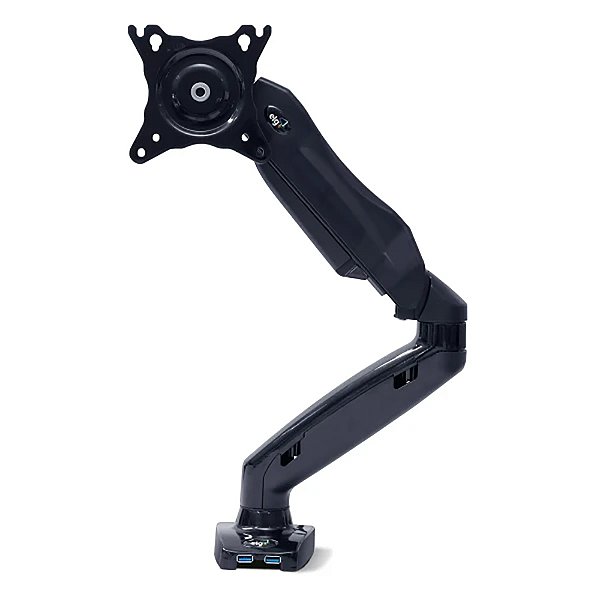 Suporte De Mesa Elg Para Monitores De 17" A 27" F90usb Preto