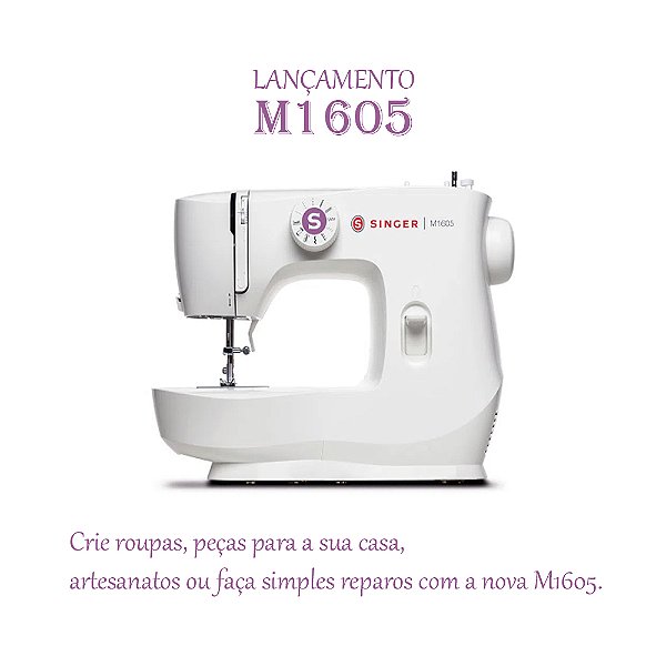 Máquina De Costura Singer M1605 220V 750 Pontos Por Minuto