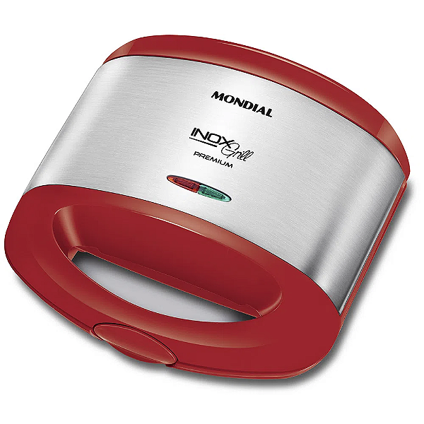 Sanduicheira Mondial Inox Vermelho S-19 220v