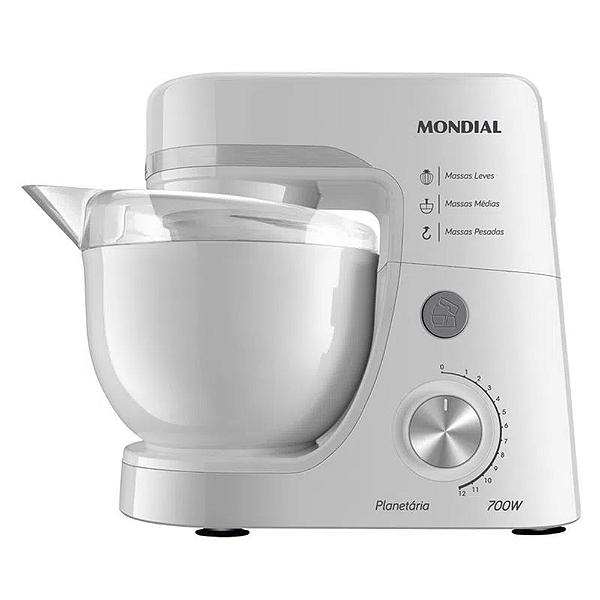 Batedeira Planetaria Mondial Bp-03 Branco 127v