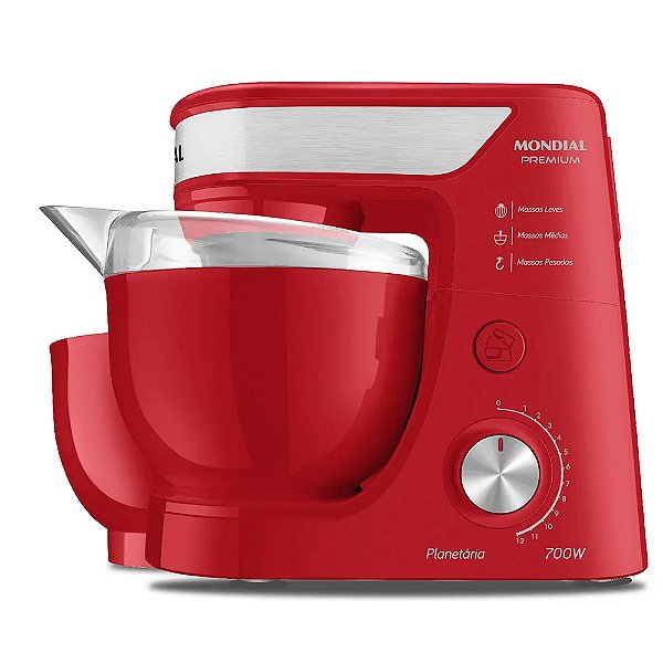 Batedeira Planetária Bp-01 P-R 700w 220v Vermelho