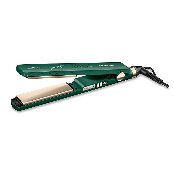Prancha Alisadora By Juliette Mondial Verde Oliva 60w P-Ju-02 Bivolt