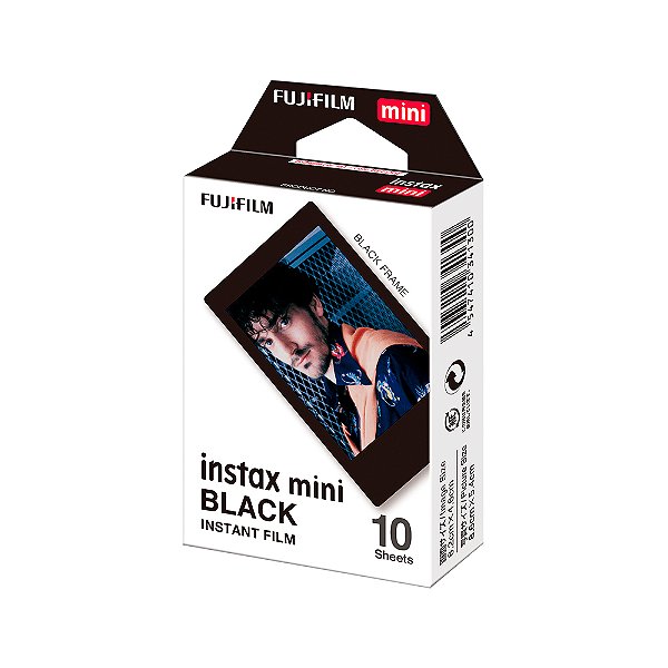Filme Instax Mini Black 10 Fotos ISO 800 Filme Instantâneo