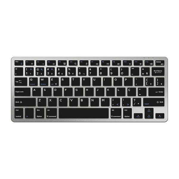 Teclado Multidispositivos Office Estilo Bluetooth Geonav