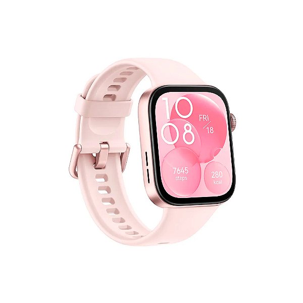 Smartwatch Huawei Watch Fit 3 Gps Tela Amoled  Rosa