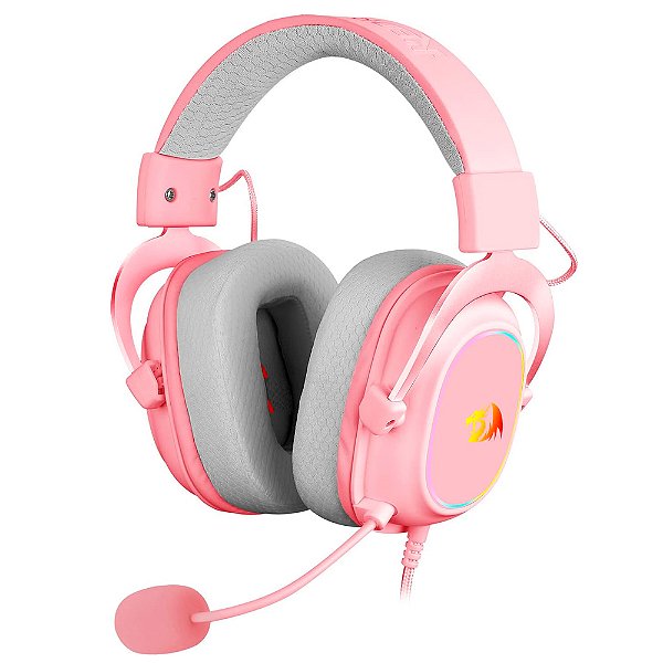 Headset Gamer Zeus Bubblegum X Rosa Rgb