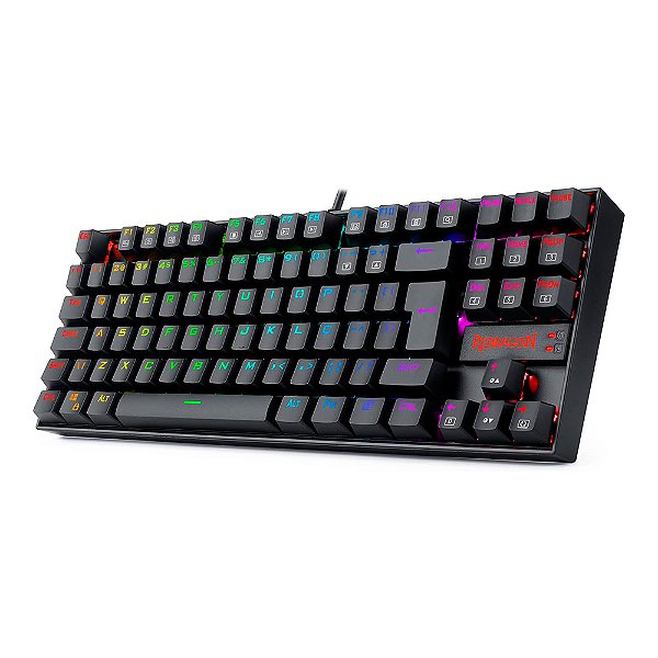 Teclado Mecânico Gamer Redragon Kumara Pro Rgb Abnt2