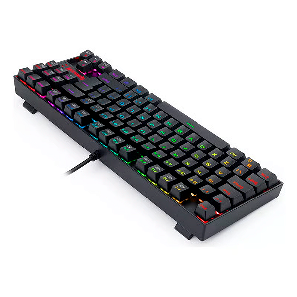 Teclado Mecânico Gamer Redragon Kumara Pro- Switch Brown - Preto