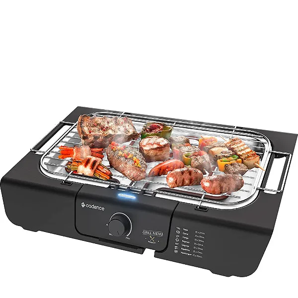 Churrasqueira Elétrica Cadence Grill Grl810 1500w Preta 220v