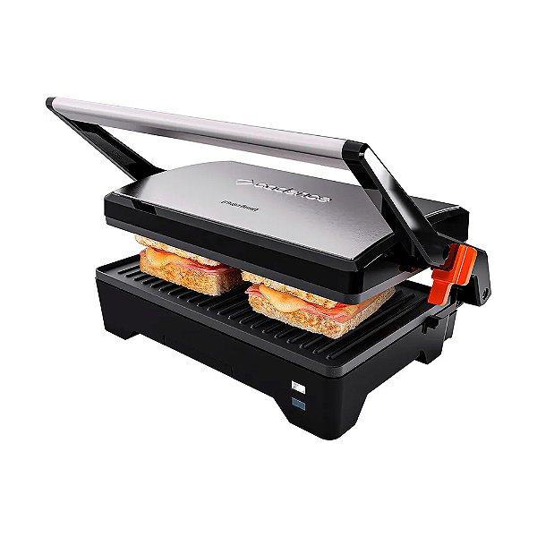Grill Cadence Inox Chapa Firme 1500w Grl621 127v