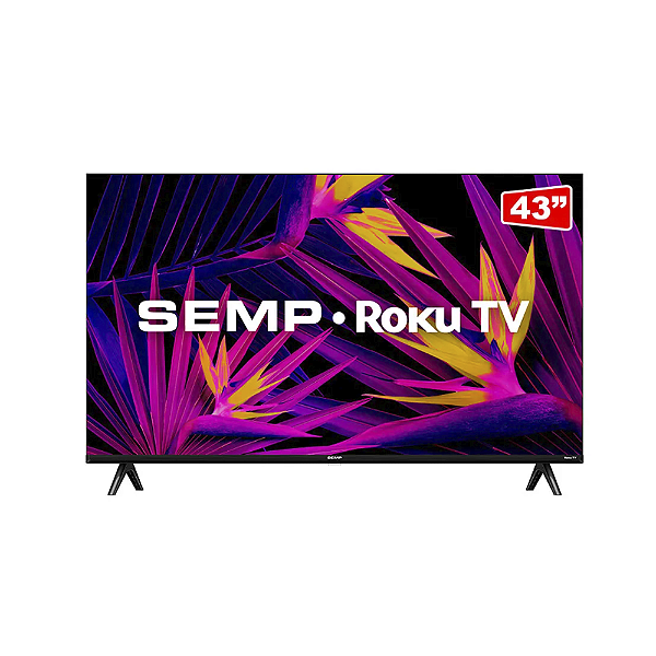 Smart Tv 43'' Semp Roku Fhd Wifi Dual Band 43r6610 Hd/fhd Tv
